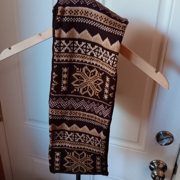 The Original Muk Luks Reversable Accessories Brown and Tan NIB - Picture 4 of 7